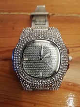 Reloj de moda con diamantes de acero para hombre, cronógrafo de Hip Hop, de lujo, dorado, masculino, 2021