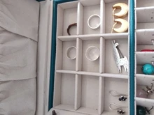 Joyero de cuero de alta capacidad para mujer, organizador de joyas de viaje, multifunción, collar, pendientes, caja de almacenamiento de anillo, regalos para mujer