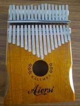 Bag Book Tune-Hammer Gecko Kalimba Thumb Instruction Koa Musical-Gift Aiersi 17-Keys