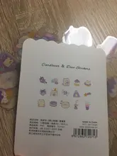 VanYi-adhesivo de papelería Kawaii, pegatinas coreanas de escritorio, dibujos animados, pegatina decorativa para uso diario, 45 Uds./PVC