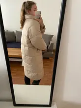 Down-Jacket Coat Yellow Winter Women Outerwear Snow FTLZZ Warm Blue Long 90%White-Duck-Down