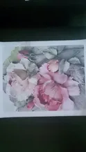 Canvas Painting Posters Flower Wall-Pictures Laeacco Living-Room-Decoration Scandinavian