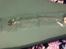 Collar dorado y plateado con huellas de perro y gato para mujer, accesorios de joyería, Gargantilla con pata de Animal