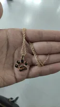 Collar dorado y plateado con huellas de perro y gato para mujer, accesorios de joyería, Gargantilla con pata de Animal