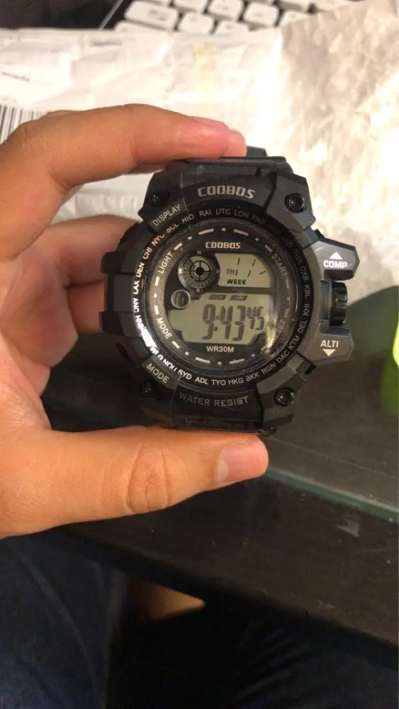 Cool Luminous Men Sport Watch High-end Silicone Strap Military Wrist Watch Led Calendar Waterproof Digital Watch reloj de hombre photo review