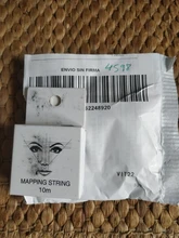 Marcador de cejas con hilo para tatuaje, 10m, hilo para tatuaje, tatuaje de cejas preincrustado