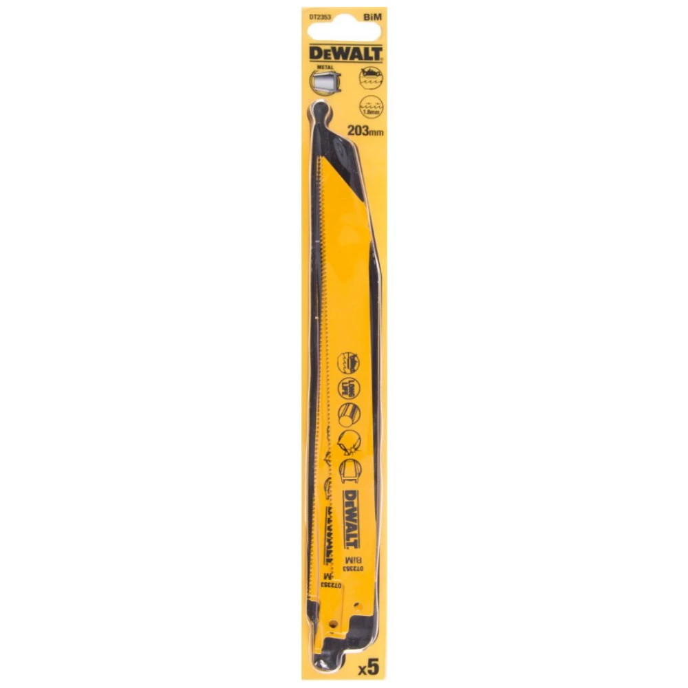 Set cloths for сабельной saw s1122bf DeWalt 5 PCs (dt2353) |