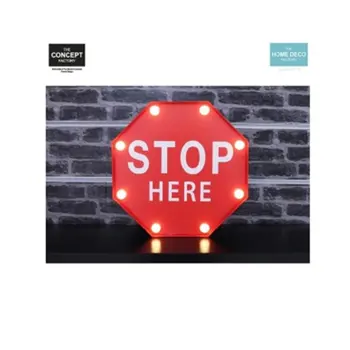 

Luminous decorative 30,5X30,5 CM THE CONCEPT FACTORY STOP