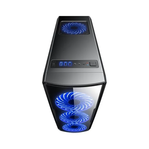 ATX Semi-tower Box CoolBox COO-DGC9K7-LB-0