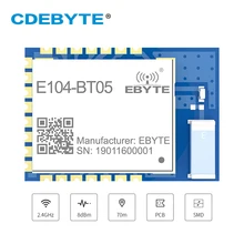 TLSR8266 Bluetooth BLE4.2 UART SMD приемопередатчик E104-BT05 70 м Slave Прозрачная передача низкая мощность беспроводной модуль