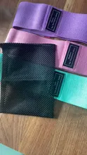 Bandas de resistencia de cuerda de Pilates de colores para deportes, tela de Crossfit, juego de bandas de resistencia para gimnasio, botín, cadera, goma de Fitness de fuerza