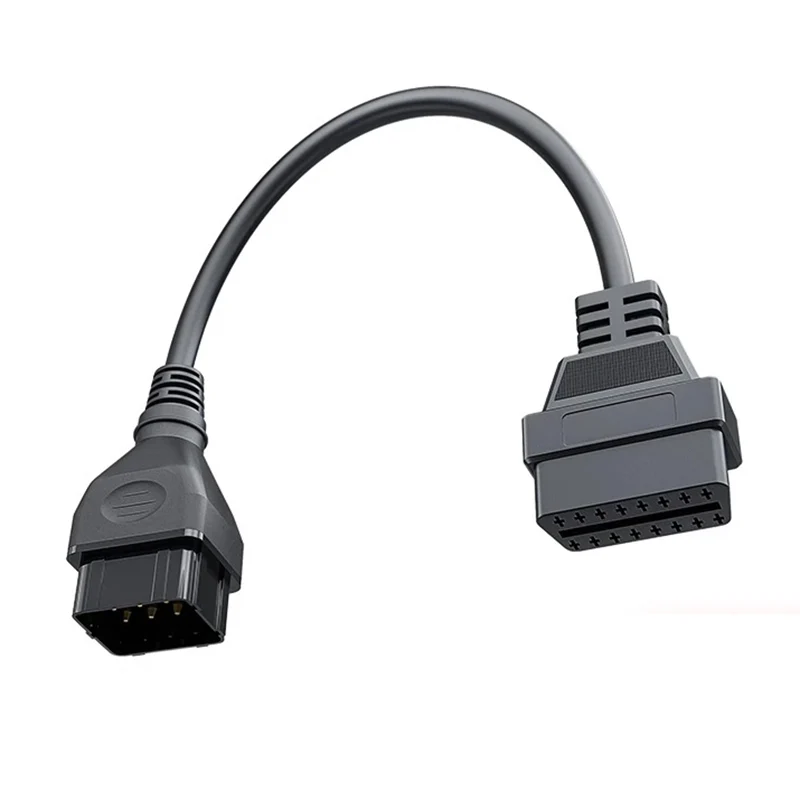 OBD2 Cable For Gaz 12 Pin OBDII Diagnostic Tool Scanner Code Reader Adapter Car Connector Cable For Gaz 12Pin Adapter