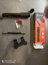 WEST BIKING-minibomba portátil para bicicleta de montaña, inflador de válvula Presta Schrader, accesorios para bicicleta