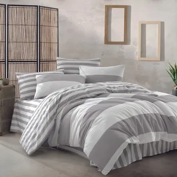 

Cotton Touch Dual-Sided Double Personality Style Gray Ranforce Duvet cover set