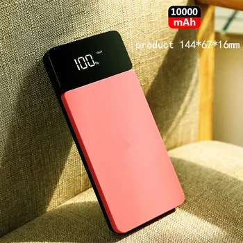 

PINZHENG Power Bank 10000mah Portable Charger For Iphone Xiaomi Huawei Mobile External Battery Powerbank 10000mah charger mobile