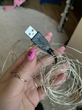 Led-Light Photo-Clip Battery-Powered Garland Led Christmas Outdoor Wedding 10M 5M 2M