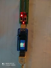 Probador USB U96, voltímetro Digital de CC, amperímetro, cargador tipo batería externa, indicador, medidor de corriente de voltaje, detector + carga + cocodrilo