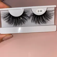 Sirena roja para pestañas, 1 par de pestañas de visón de 25mm, pestañas tupidas alargadas y dramáticas, maquillaje 3d de 25mm, venta al por mayor