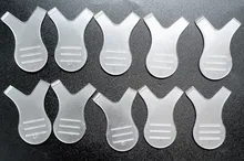 Extensiones de pestañas transparentes de silicona, 5/10 Uds., 4,8 cm, rizador de elevación, injerto, cepillo, accesorios de herramientas, #292709