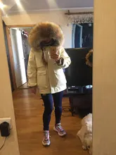 Winter Jacket Coat Parkas Fitaylor Zipper-Down Natural Women Outerwear Snow Warm Thick