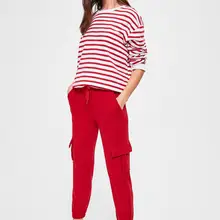 Трикотажные спортивные штаны Trendyol Cargo с карманами TWOAW20EA0125