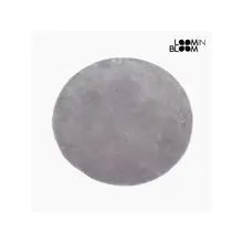 Ковер(90x90x3 см) серый акрил