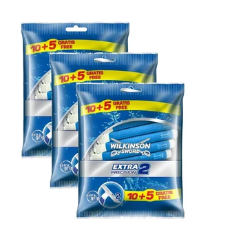 

Wilkinson Sword 45 Extra disposable blades 2 - Pack of 3 lots of 15 Wilkinson machines Extra 2 Precision