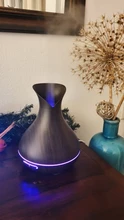 Humidificador de aire ultrasónico de 500ML, con Control remoto difusor de Aroma, luz LED que cambia de 7 colores, difusor de aceite esencial eléctrico inteligente