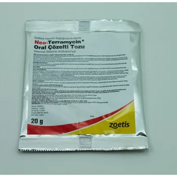 

Zeotis Neo-Teramycin 20 Gr Oral Solution Powder Veterinary Systemic Antibacterial For Animals Healty