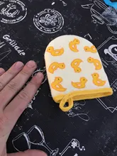 1PC bebé chico infantil de dibujos animados suave baño Baño Mitt guante de masaje ducha esponja exfoliante lavar Toalla de tela 3 colores