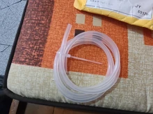 Tubo de silicona de grado alimenticio, manguera de goma Flexible transparente de 2 a 21mm, resistente al calor, para agua potable, 1 metro