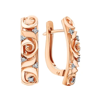 

Sunlight gold diamond earrings