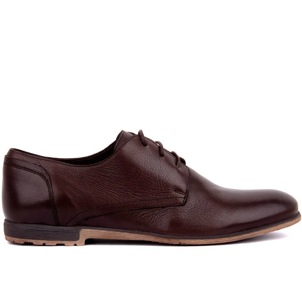 Sail Lakers-Tan Men Casual Leather Shoes - Цвет: Коричневый