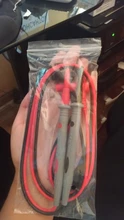 Cleqee P1502 2 uds multímetro sondas reemplazable agujas sonda Universal de prueba para multímetro Digital Cable de antena de Cable 1M