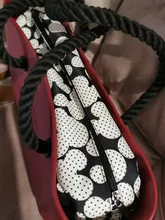Tanqu-Mini bolso con cuerda de cáñamo Natural para mujer, 1 par, largo, corto, negro, clásico, EVA