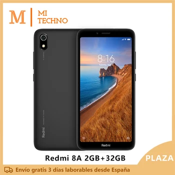Перейти на Алиэкспресс и купить Смартфон Xiaomi Redmi 7A (2 ГБ ОЗУ, 32 Гб ПЗУ, мобильный телефон, бесплатная доставка, новый, недорогой, две sim-карты, аккумулятор 4000 мАч, android)[глобальна...