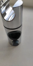 Barra deslizante de plástico ABS para ducha, soporte de abrazadera ajustable de 22/24/25mm, accesorios de baño universales de repuesto