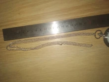 Reloj de bolsillo de cuarzo para hombres y mujeres, cadena colgante de plata, relojes para regalo, Retrato del líder de Rusia