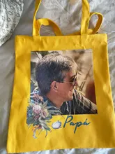 Bolsa de mano personalizada, texto impreso, diseño original, cremallera blanca, moda unisex, bolsa de viaje de lona