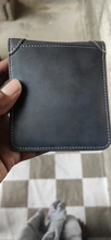 Billeteras informales para hombre, billetera plegable corta de cuero, monedero, 17 tarjetero