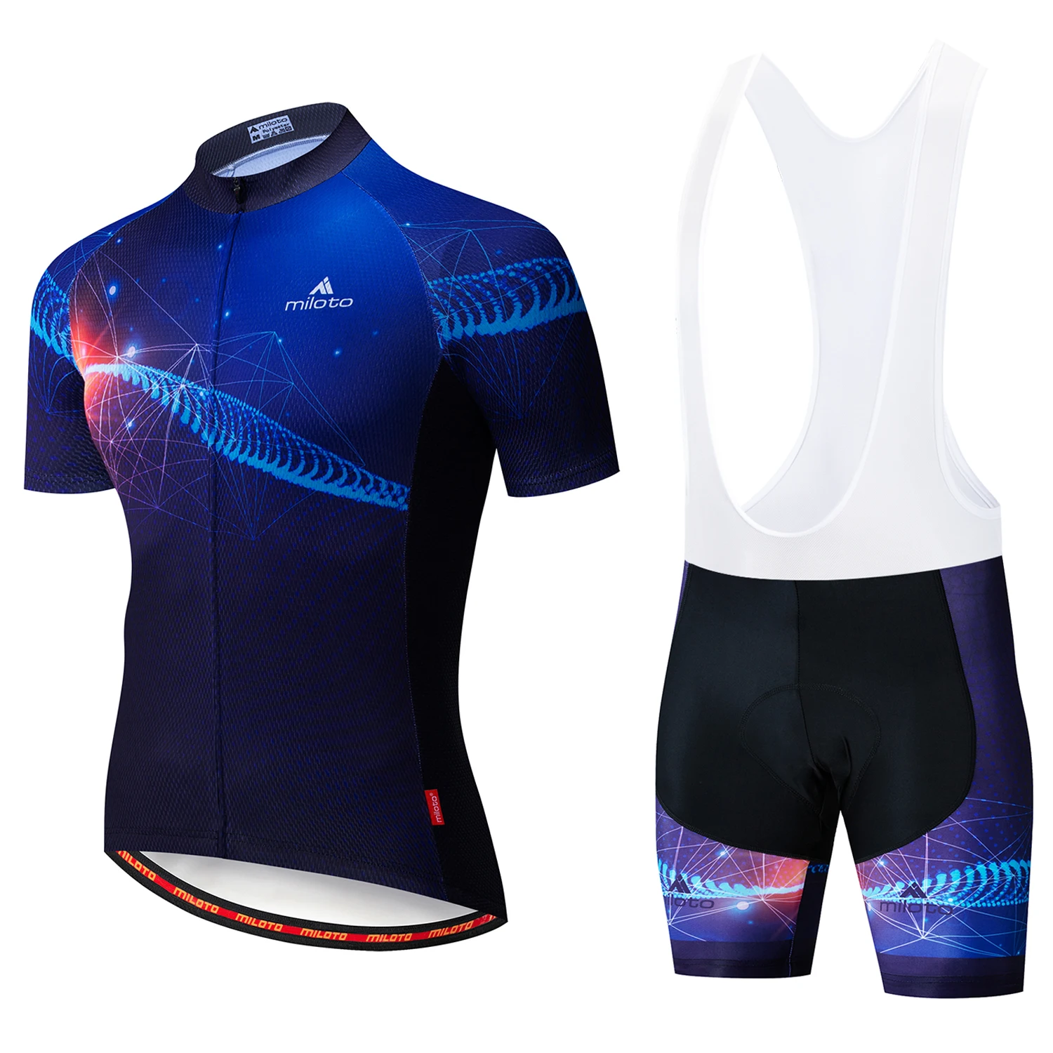 

MILOTO 2020 Men's Cycling Jersey Sets Short Sleeve Jersey Pro Team Cycling Clothing Road Bike & Mtb Riding Apparel Ropa Ciclismo