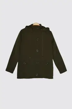 

Trendyol Hooded Button Detail Coat TWOAW21MO0146