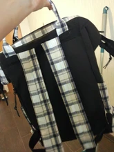 Mochilas casuales Vintage a cuadros para mujer, moradas, bolso de viaje con estampado de vaca negra a la moda para chicas adolescentes, mochila escolar 2021