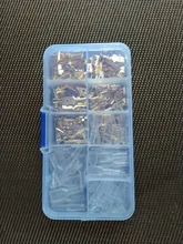 Conector de cable hembra y macho, accesorio para terminal de engarce de cables eléctricos, surtido de conectores de pala, 2,8/4,8/6,3 mm, 315 unidades