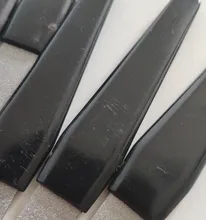 1or5 uds/negro Mango de Metal limas de uñas de doble cara fuerte borde manicura belleza y aseo pedicura para el cuidado de los pies herramientas