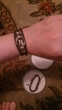 Pulsera de cuero negro con 26 letras para hombre y mujer, brazalete con nombre de equipo, botón, regalo de cumpleaños