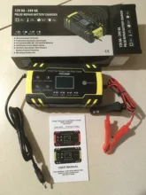 Car-Battery-Charger Lcd-Display Touch-Screen Lead-Acid Power-Charging-Wet Pulse-Repair