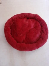 Ronda cama de perro mascotas casa suave y esponjoso de felpa larga Chien sofá de Caseta de perros perro camas para grandes perros medianos pequeños gatos cama perro