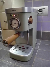 Coffee-Machine Retro Semi-Automatic KONKA Capsule Mini Household Italian Milk-Bubble