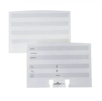

Cards for files telindex flip/desk White
